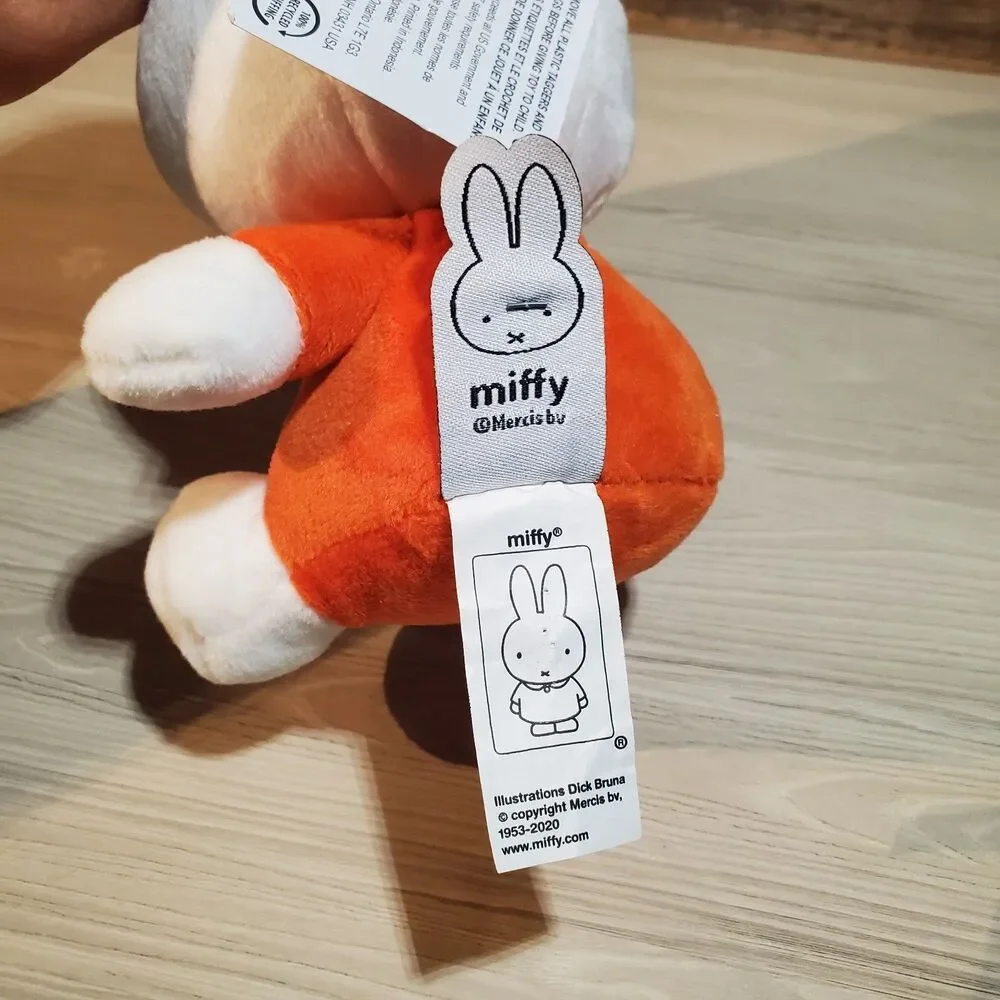 Miffy Plush Red Orange Dress White Rabbit Bunny Doll 2024 New Tags Dick Bruna